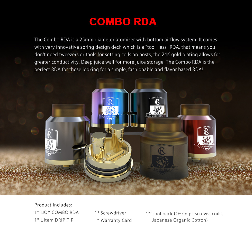 Combo RDA 25mm by iJoy vapexperts 1