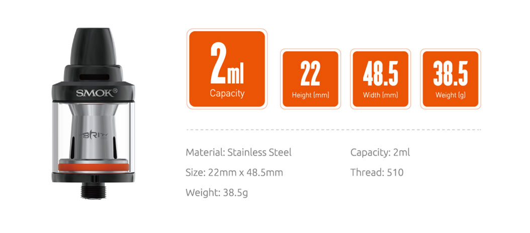 BRIT Mini Flavor Tank 2ml by Smok vapexperts 1
