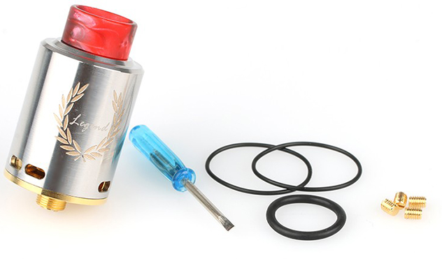 Legend RDA 24mm by Ystar vapexperts package