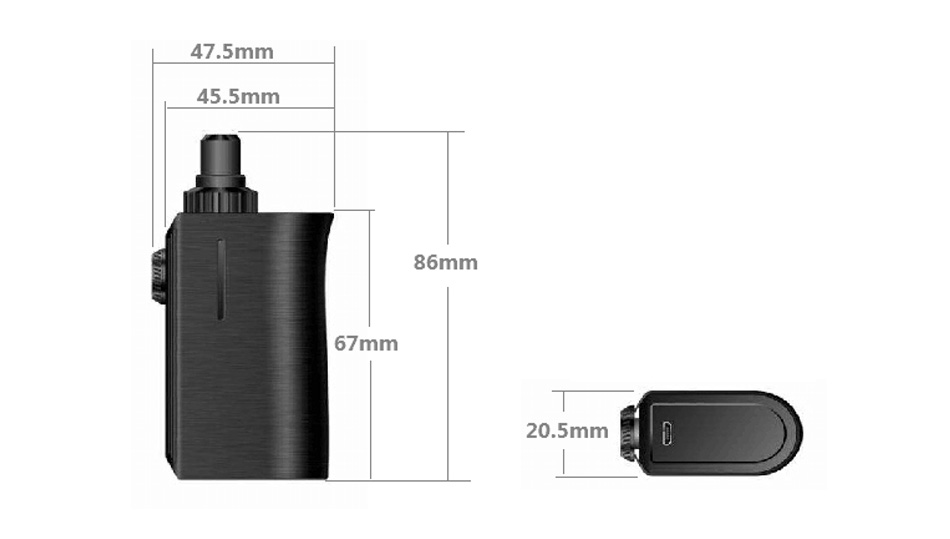Squid idustries Squad Tank RTA Atomizer Kit 1300mAh vapexperts 5