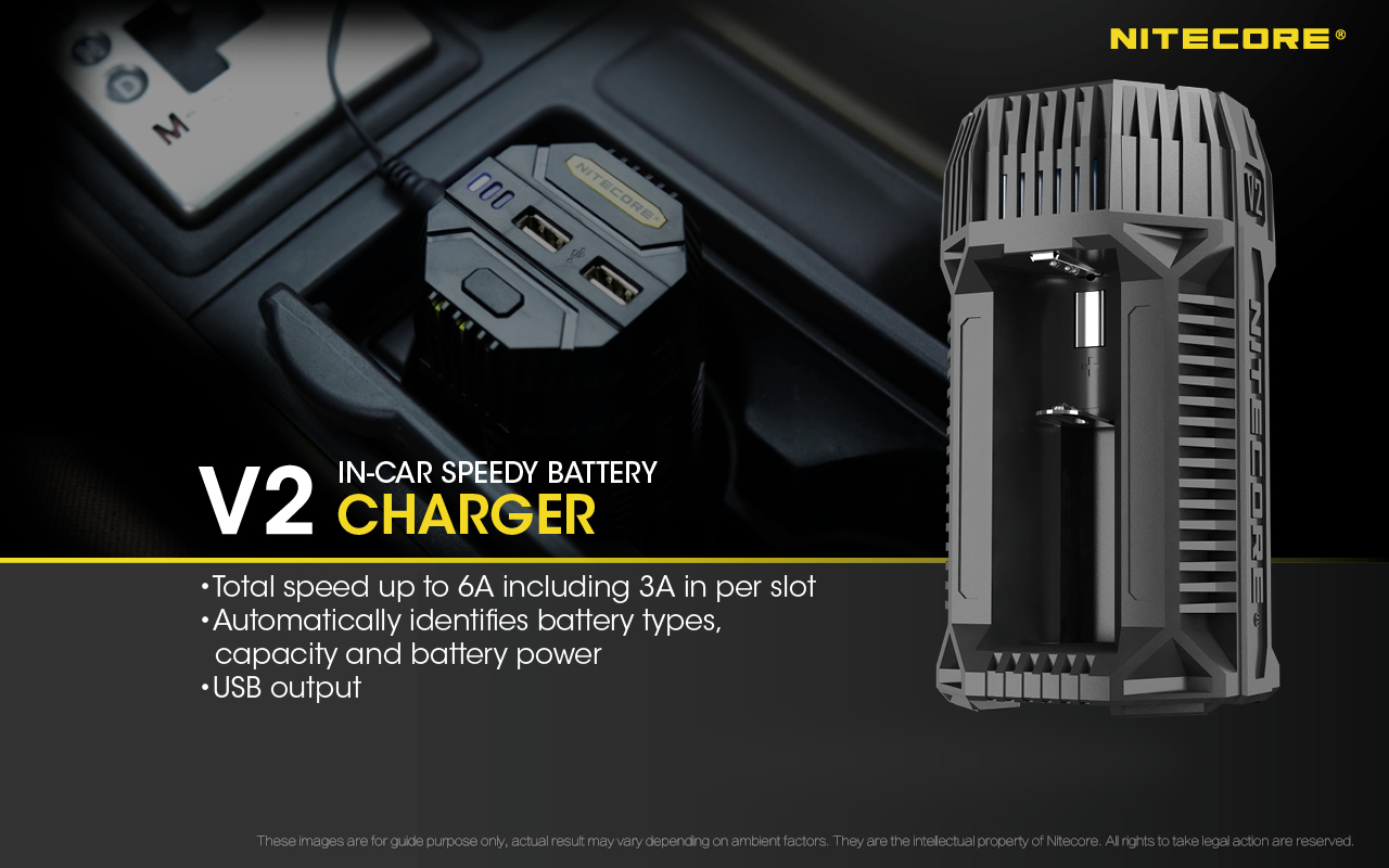 nitecore v2 charger car vapexperts 1
