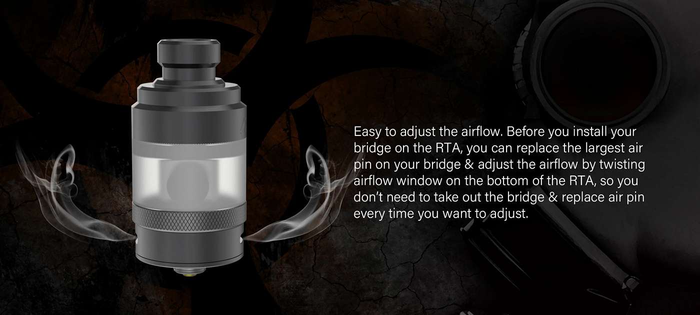 hazard rta 24mm by across vape stainless 5