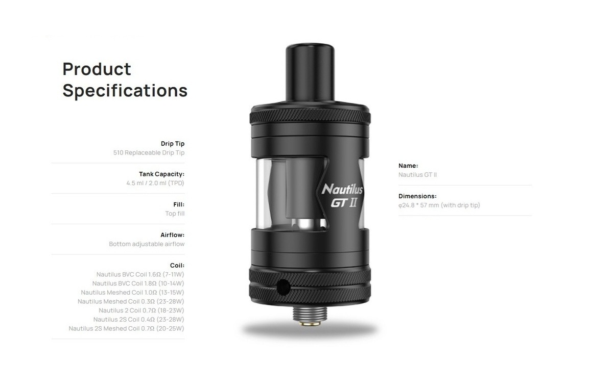 nautilus gt ii by aspire 9