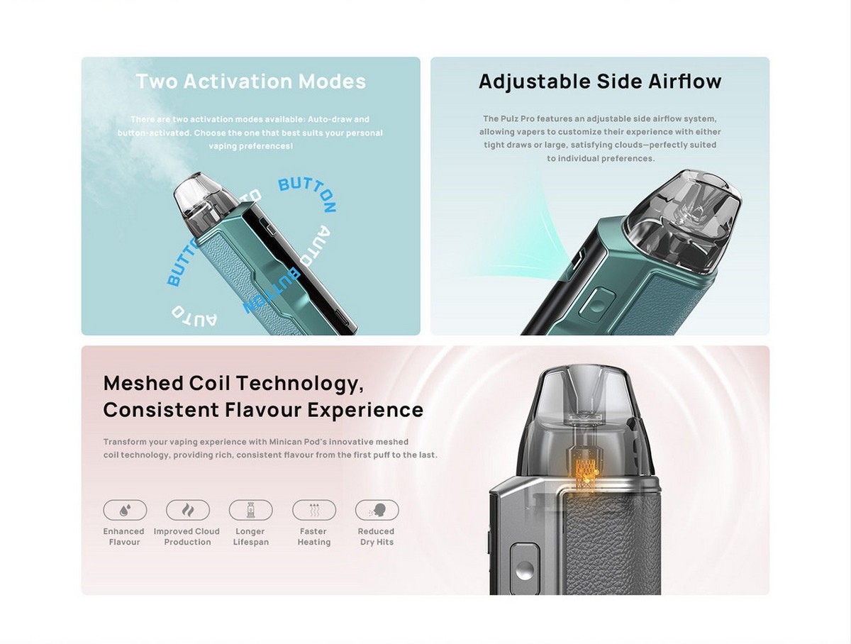 pulz pro pod kit 1400mah 3ml by aspire 6