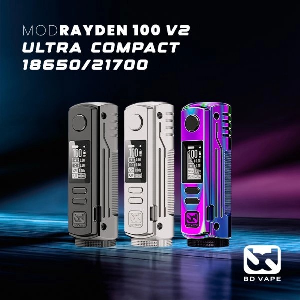 rayden 100 v2 0 dv limited edition 100w 21700 by bd vape 1