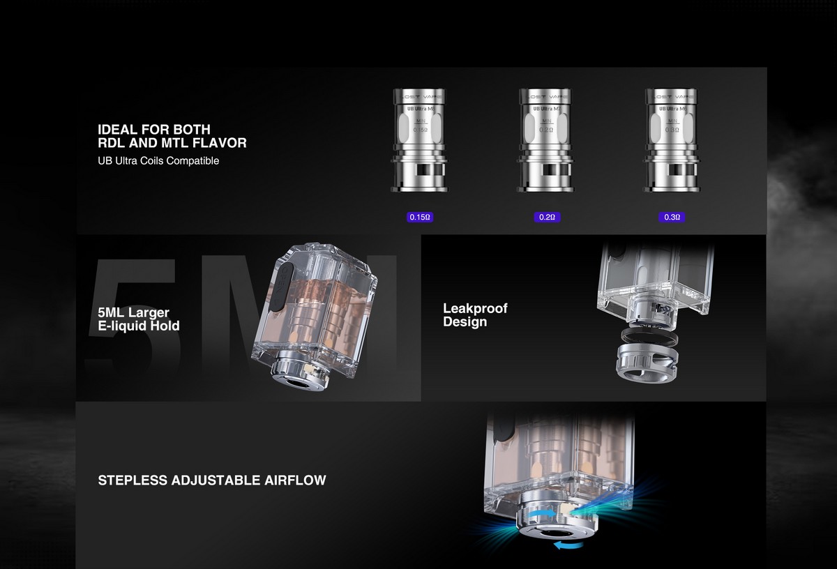 centaurus b60 80 aio kit 18650 by lost vape 4