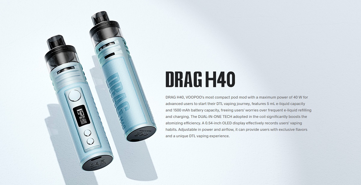 drag h40 kit 1500mah 5ml by voopoo 3
